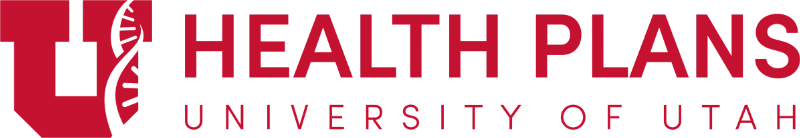 University of Utah Health Plans logo featuring a red block “U” emblem and the text “Health Plans University of Utah.”